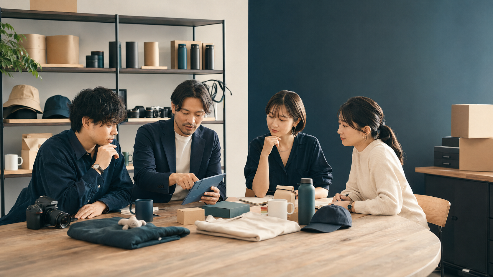日本のクリエイター事業チームが会員、イベント、商品運用を一体で計画する様子